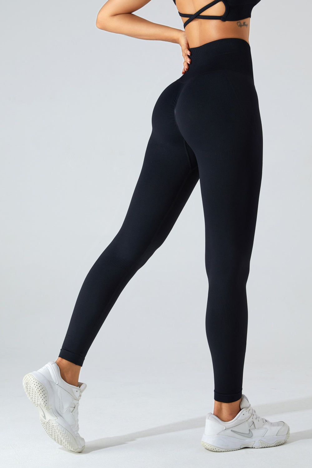 Leggings deportivos de cintura alta y cintura ancha