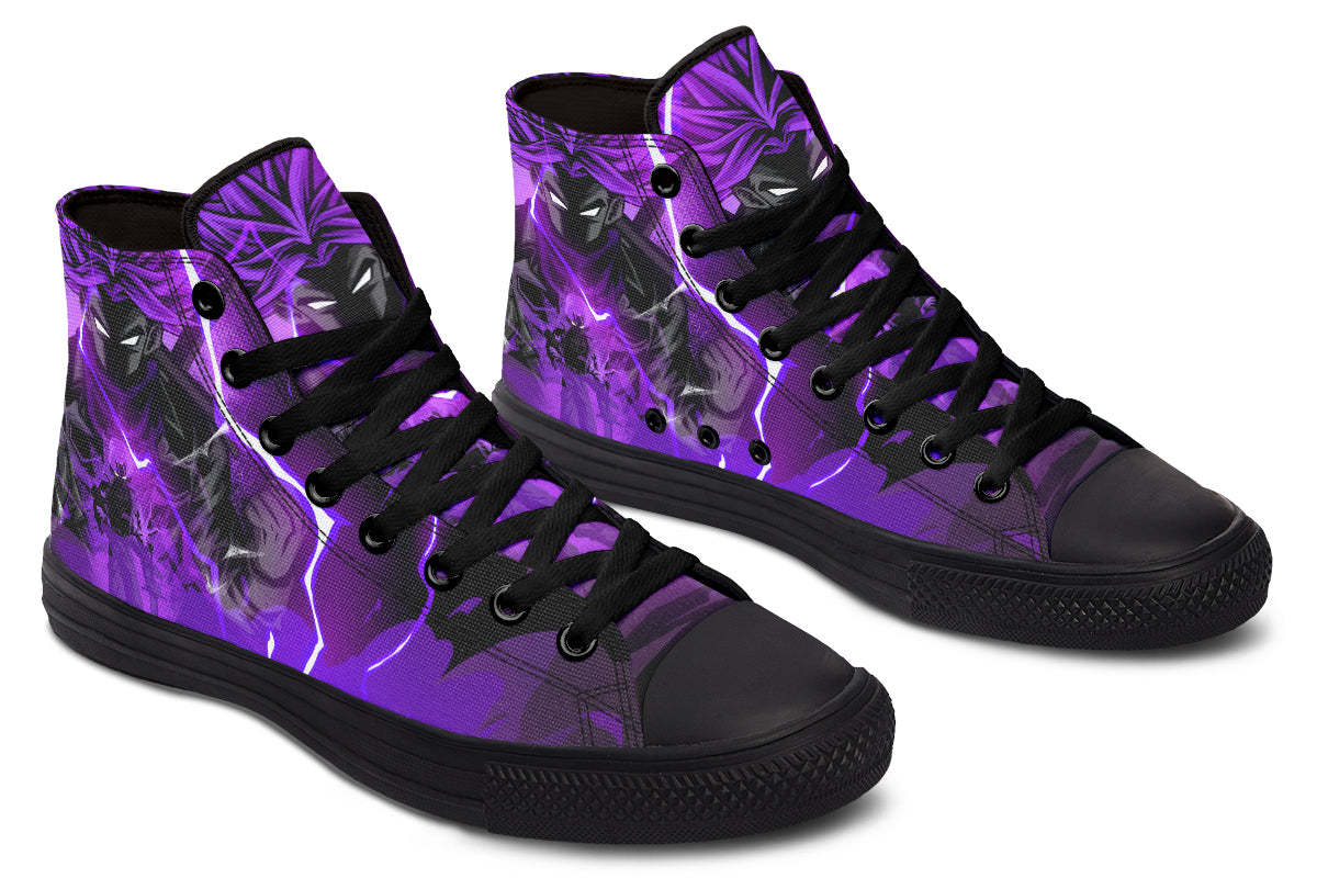 Printed Couple High-top Canvas Shoes